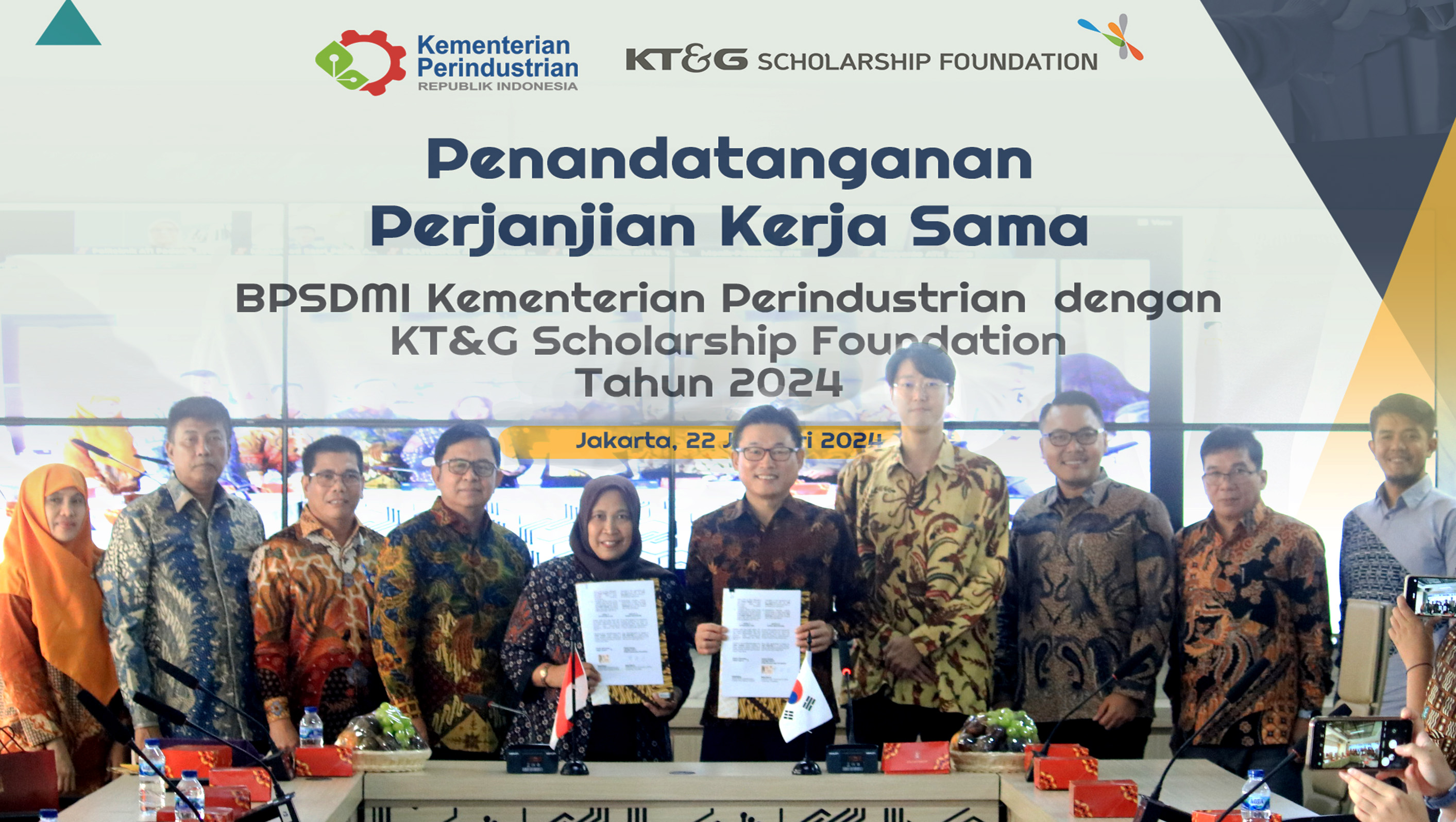 Kementerian Perindustrian Menyapa Masa Depan SDM Industri Bersama Beasiswa