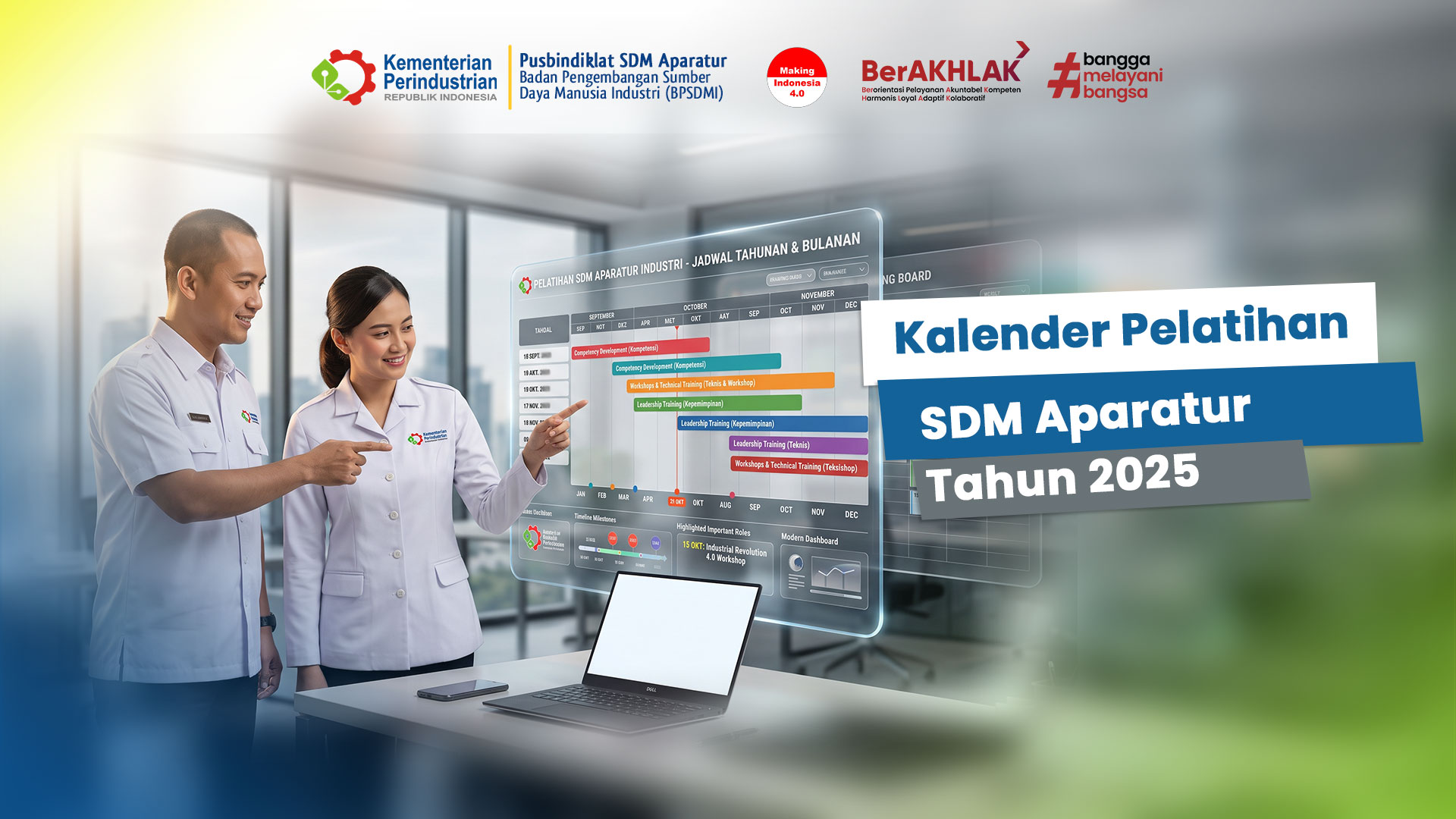 Pusbindiklat SDM Aparatur: Kalender Kegiatan Pelatihan Aparatur Tahun 2025